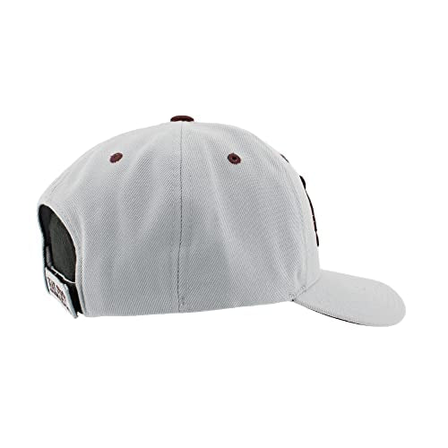 Zephyr Standard NCAA Officially Licensed Snapback Hat Competitor Gray