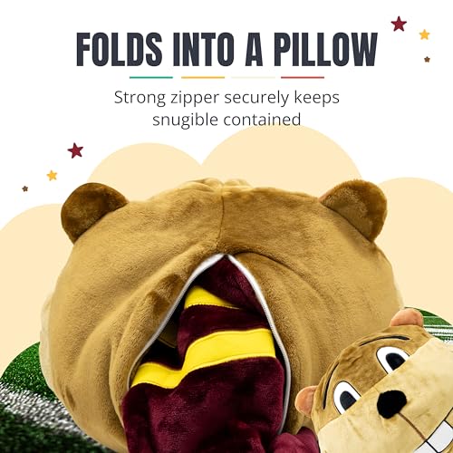 Plushible Sports/University Hoodie Blanket - Sweatshirt Blanket - Oversized Blanket Hoodie - Sweater Blanket - Blanket Sweatshirt - One Size Fits All - Adult Wearable Blanket Minnesota