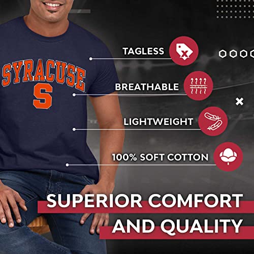 Campus Colors NCAA Adult Gameday Cotton T-Shirt - Premium Quality - Semi-Fitted Style - Officially Licensed Product