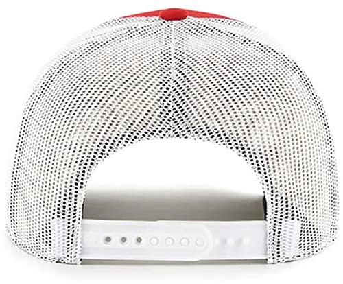 Georgia Bulldogs Trucker Snapback Adjustable Mesh Red Hat by '47