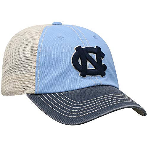 Top of the World North Carolina Tar Heels Men's Relaxed Fit Adjustable Mesh Offroad Hat Team Color Icon