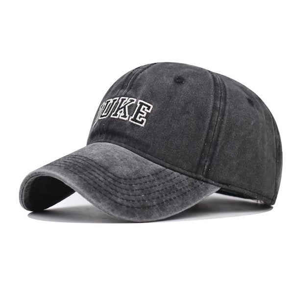 HDiGit Classic Vintage Washed Duke Embroidery Cotton Hat Men Women Baseball Cap Men Cap for Women Baseball Cap for Men