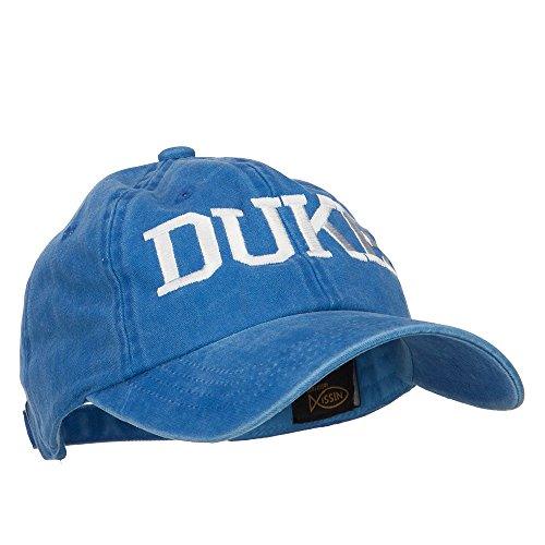 Duke Blue Devils Washed Royal Blue Embroidered Dyed Unstructured Hat