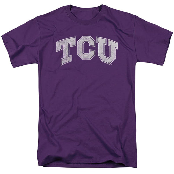 TCU Texas Christian University Official Distressed Primary Unisex Adult T-Shirt