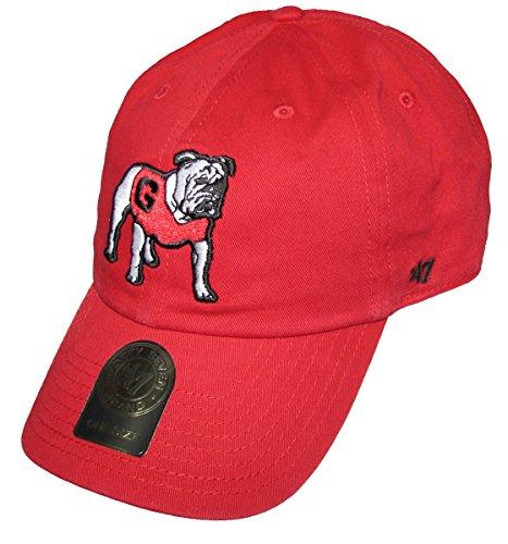 Georgia Bulldogs Red '47 Clean Up Cotton Adjustable Hat