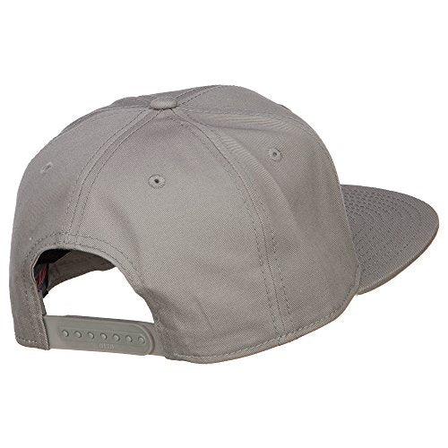 Duke Blue Devils Gray Embroidered Flat Bill Cotton Snapback Adjustable Hat