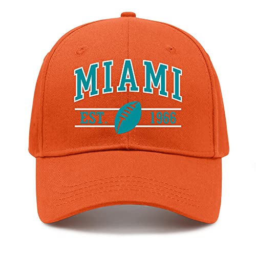 Kneenow Miami Hat for Men Women Apparel Gifts Orange