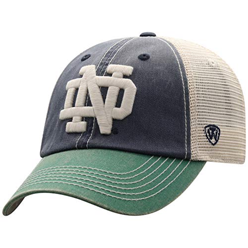 Top of the World Notre Dame Fighting Irish Men's Relaxed Fit Adjustable Mesh Offroad Hat Team Color Icon