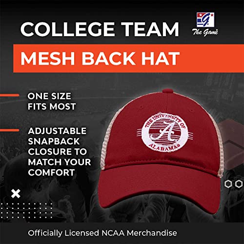 The Game Hat with Adjustable Snapback - Mesh Back Hat with Unstructured and Relaxed Fit