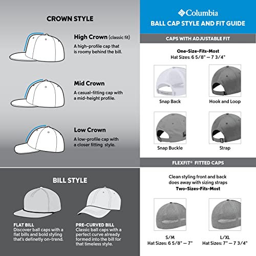 Columbia PFG Flag Mesh Ball Cap-High Crown
