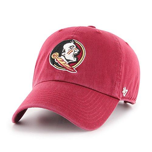 Florida State Seminoles Red Clean Up Adjustable Hat
