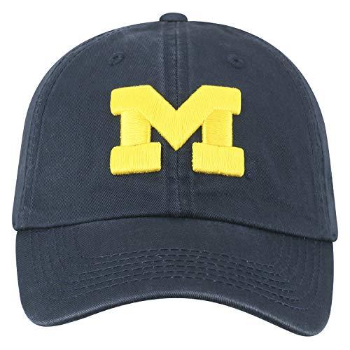 Michigan Wolverines Men's Relaxed Fit Unstructured Blue Adjustable Hat
