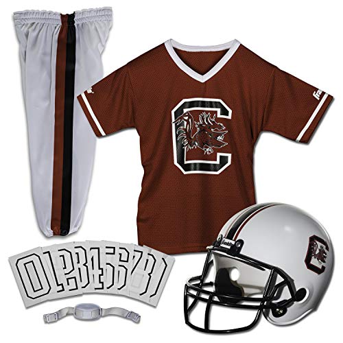 Franklin Sports NCAA South Carolina Gamecocks Kids College Football Uniform Set - Youth Uniform Set - Includes Jersey