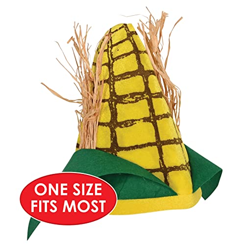 Beistle 60674 Plush Corn Cob Hat