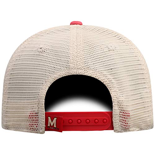 Top of the World Maryland Terrapins Men's Relaxed Fit Adjustable Mesh Offroad Hat Team Color Icon