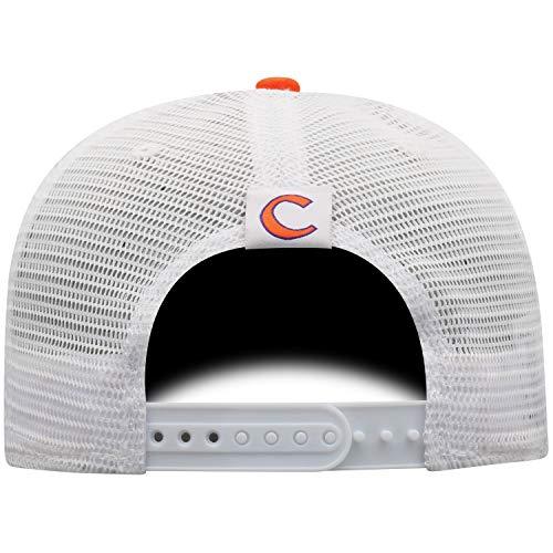 Clemson Tigers Men's BB Orange Mesh Trucker Adjustable Hat