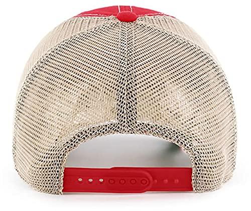 Ohio State Buckeyes Trawler Clean Up Adjustable Snapback Red Trucker Hat