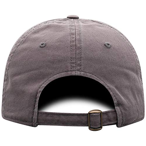 Tennessee Volunteer Elite Fan Shop Mens Adjustable Relaxed Fit Charcoal Grey Adjustable Hat