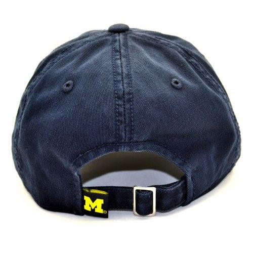 Michigan Wolverines Men's Relaxed Fit Unstructured Blue Adjustable Hat