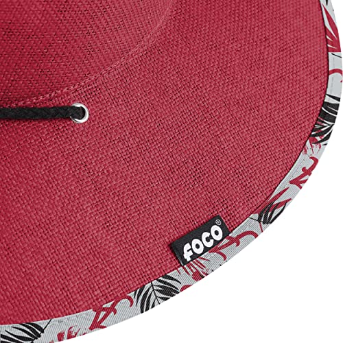 FOCO Alabama Crimson Tide NCAA Team Color Straw Hat
