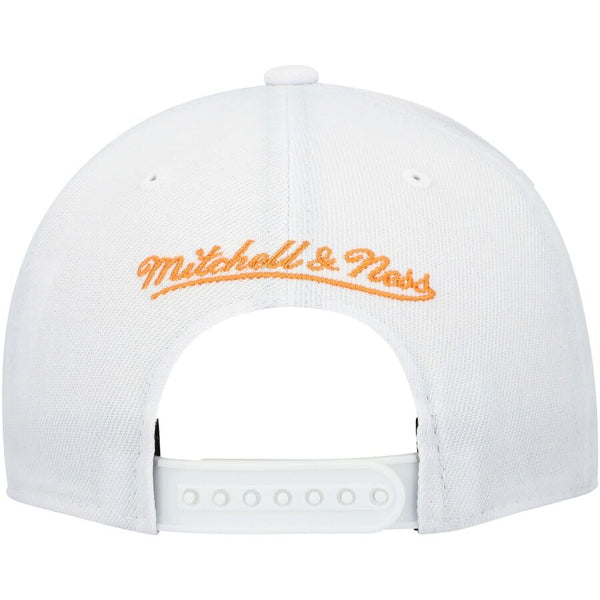 Mitchell & Ness Tennessee Volunteers Half N Half White Orange Snapback Hat Cap