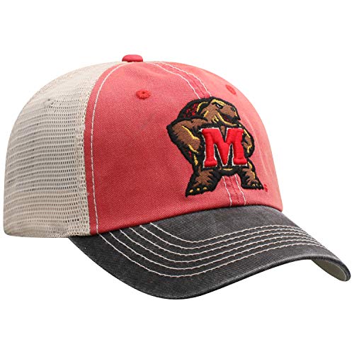 Top of the World Maryland Terrapins Men's Relaxed Fit Adjustable Mesh Offroad Hat Team Color Icon