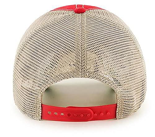 Georgia Bulldogs Mens Trawler Red Clean Up Adjustable Hat