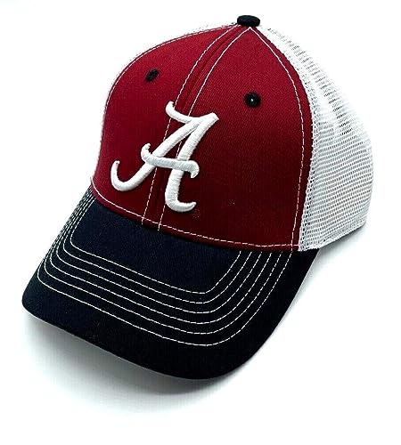 Alabama University Hat Classic Edition Adjustable Mesh Trucker Crimson Team Snapback Cap