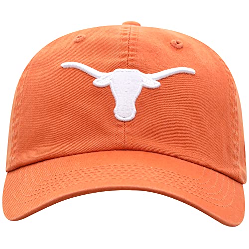 Top of the World NCAA Mens College Town Crew Adjustable Cotton Crew Hat Cap-Texas