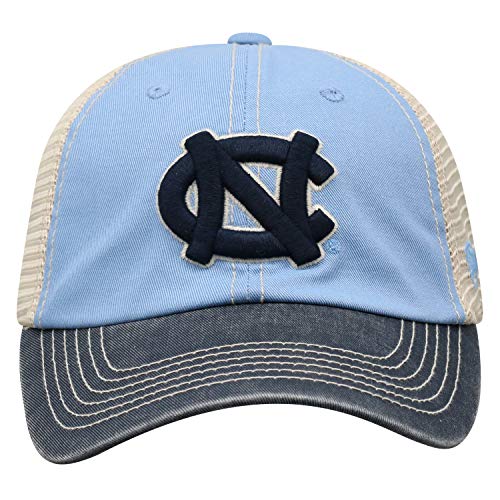 Top of the World North Carolina Tar Heels Men's Relaxed Fit Adjustable Mesh Offroad Hat Team Color Icon