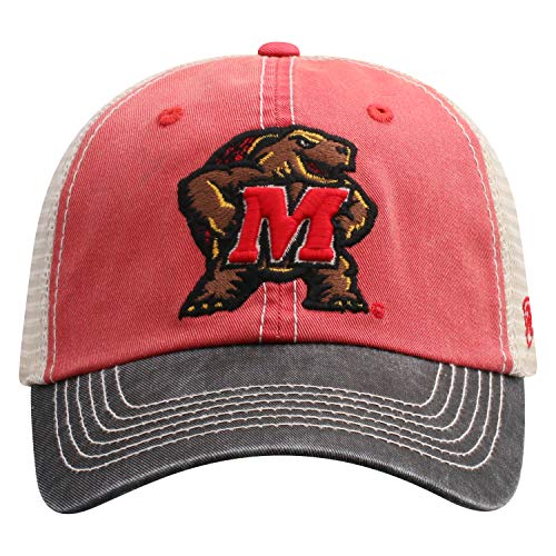 Top of the World Maryland Terrapins Men's Relaxed Fit Adjustable Mesh Offroad Hat Team Color Icon