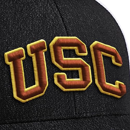 Pacific Headwear Standard USC Heather Trucker Snapback Cap