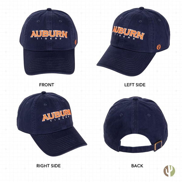 Desert Cactus Auburn University Baseball Hat AU Tigers War Eagle Brimmed Embroirderd Hats Cap Adjustable Cloth Strap Adult