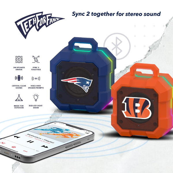 SOAR NCAA Shockbox LED Wireless Bluetooth Speaker