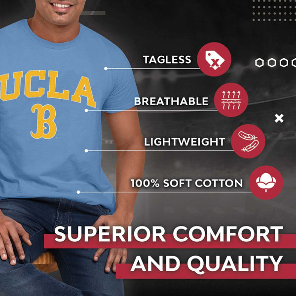 Campus Colors NCAA Adult Gameday Cotton T-Shirt - Premium Quality - Semi-Fitted Style - Officially Licensed Product