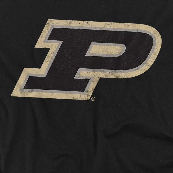 Purdue University Official Distressed Primary Unisex Adult T-Shirt