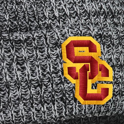 Pacific Headwear Women's Standard USC Trojans Ladies Faux Fur Pom Beanie