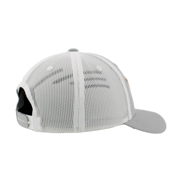 ZHATS Standard NCAA Officially Licensed Snapback Hat Big Rig Patch Gray White Switchback
