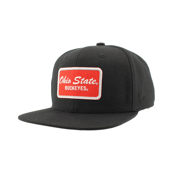 ZHATS Standard NCAA Officially Licensed Hat Flat Snapback Z11 Brick Black