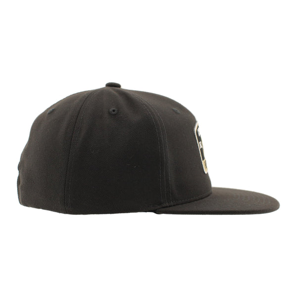 ZHATS Standard NCAA Officially Licensed Hat Flat Snapback Z11 Switchback Charcoal