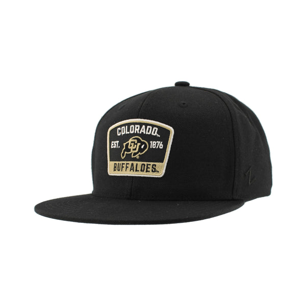 ZHATS Standard NCAA Officially Licensed Hat Flat Snapback Z11 Switchback Black
