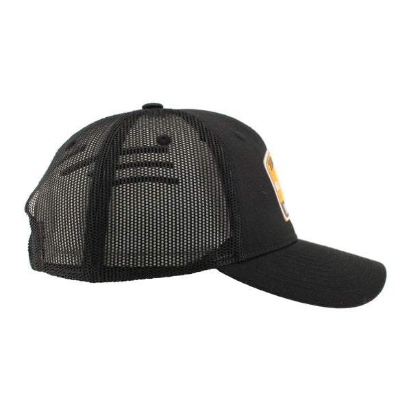 ZHATS Standard NCAA Officially Licensed Snapback Hat Big Rig Patch Black Switchback