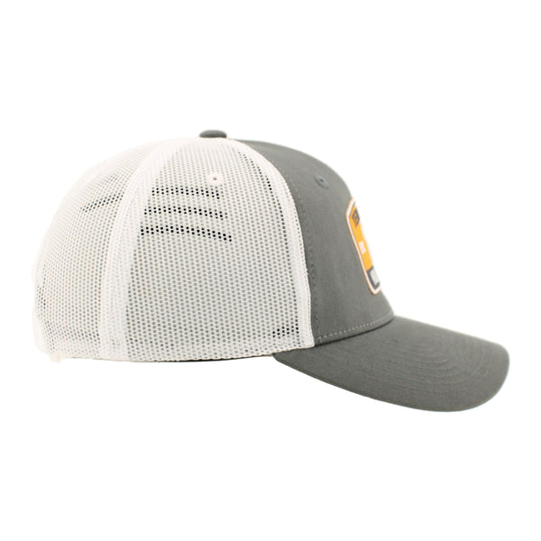 ZHATS Standard NCAA Officially Licensed Snapback Hat Big Rig Patch Smoke White Switchback