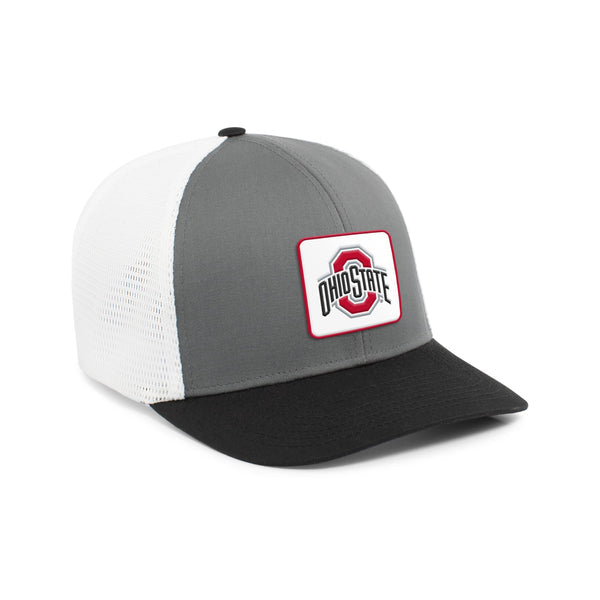 Pacific Headwear Standard NCAA Collegiate Fusion Trucker Cap-Closed Back