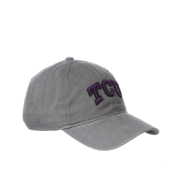 NCAA TCU Horned Frogs Mens Adjustable Scholarship Hat Charcoal