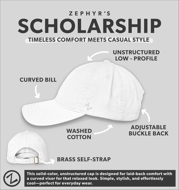 Zephyr ZHATS Men's Standard Adjustable Scholarship Hat Team Color