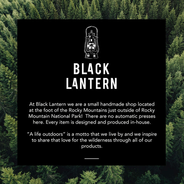 Black Lantern Trucker Hat - with Distressed Look