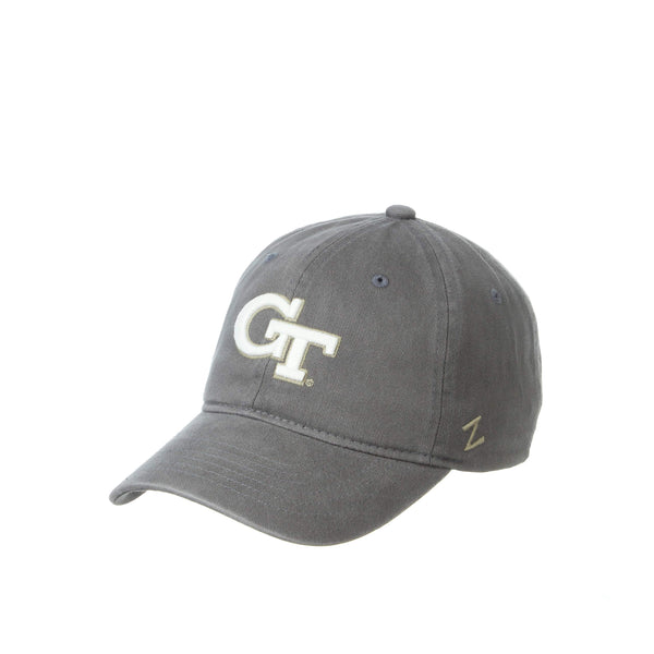 NCAA Georgia Tech Mens Adjustable Scholarship Hat Charcoal