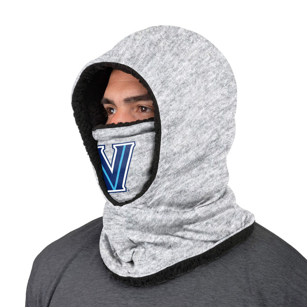 FOCO Villanova Wildcats NCAA Heather Grey Big Logo Hooded Gaiter