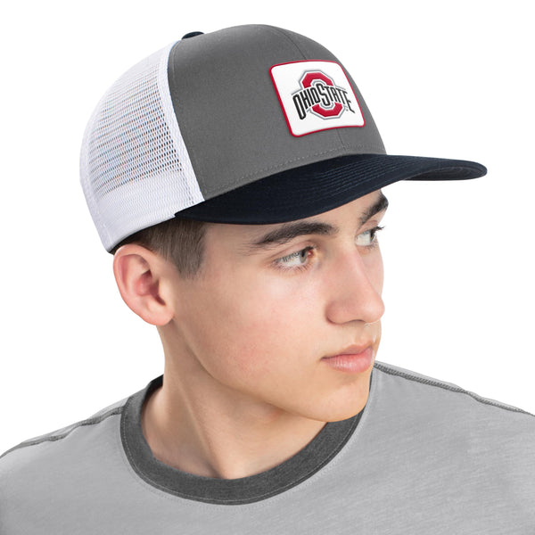 Pacific Headwear Standard NCAA Collegiate Fusion Trucker Cap-Closed Back